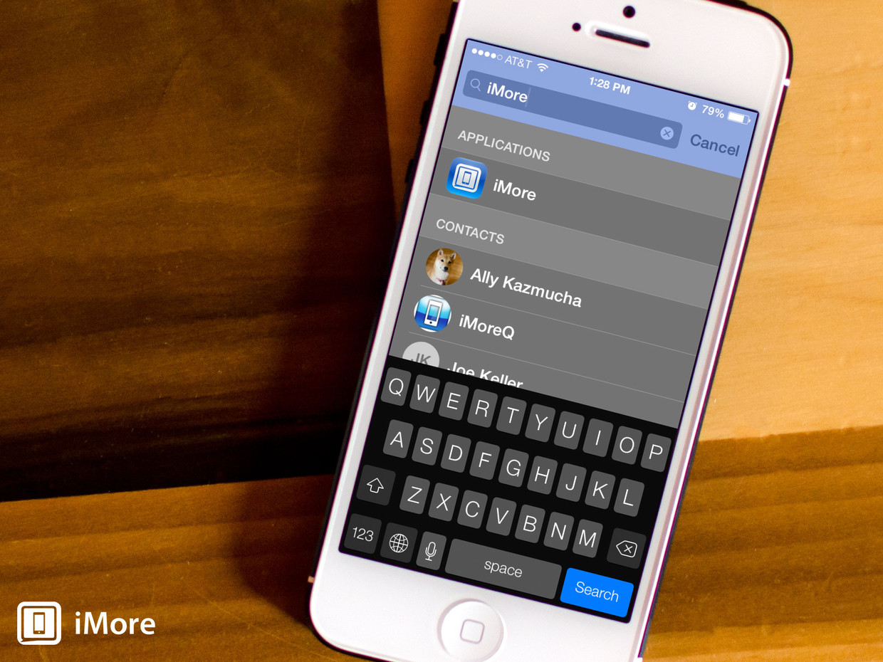 spotlight serach ios 7 iphone 5 hero