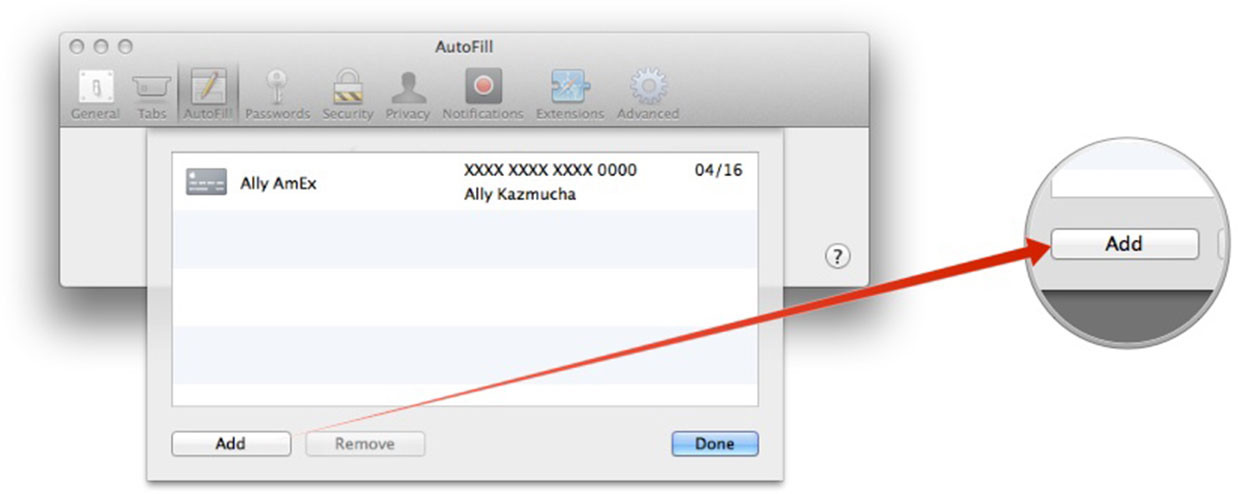 icloud keychain cc add mavs howto5