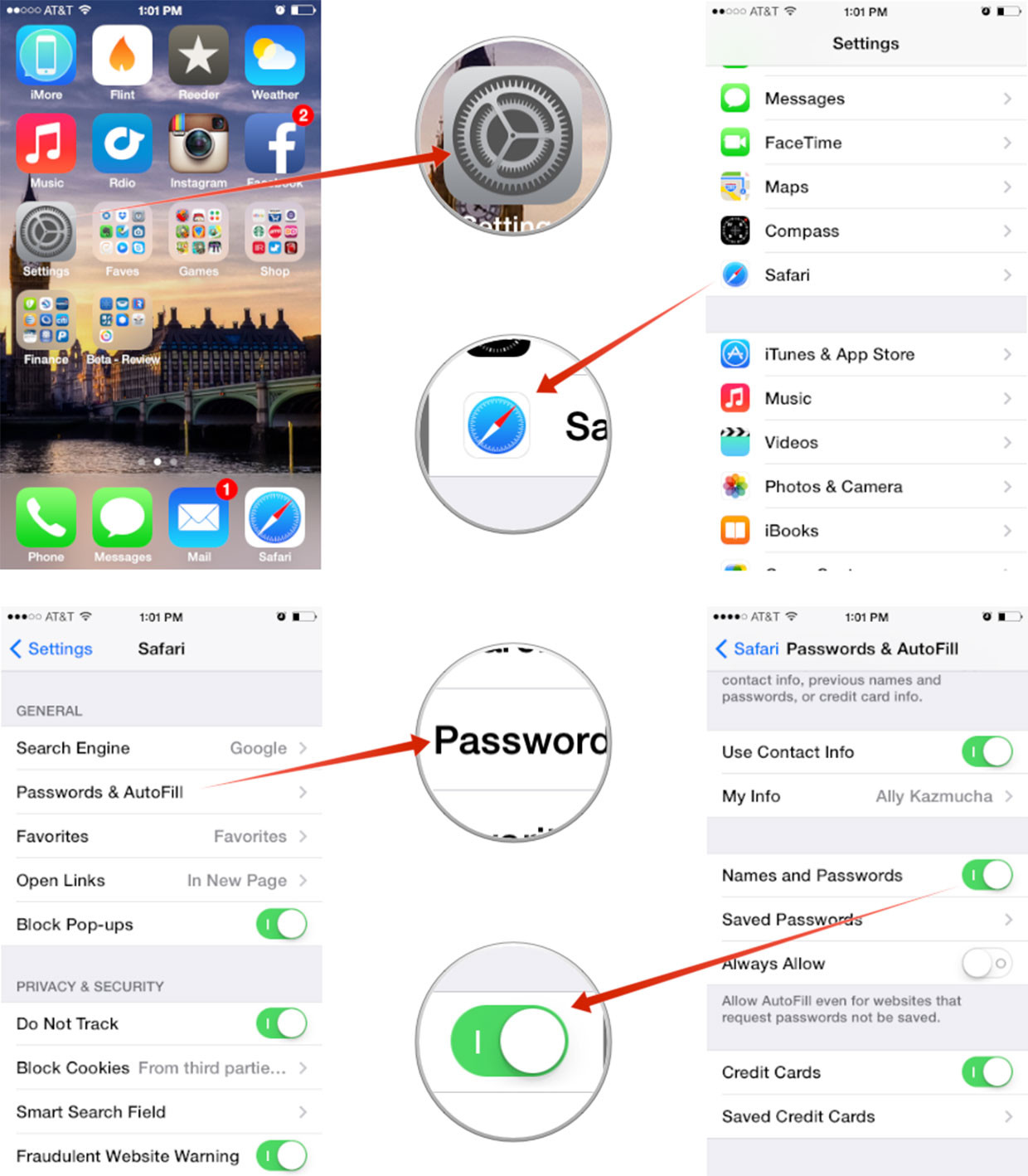 icloud keychain disable password save howto