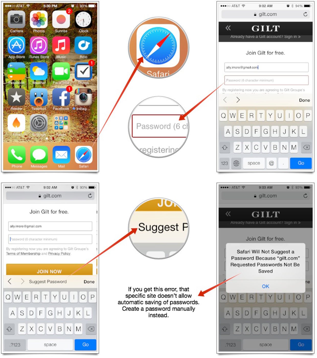 password generator ios 7 howto