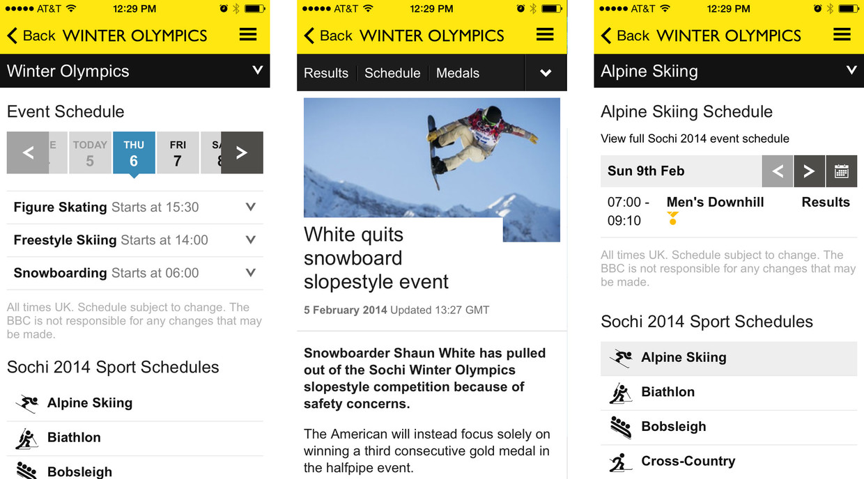 bbc sport iphone screens4