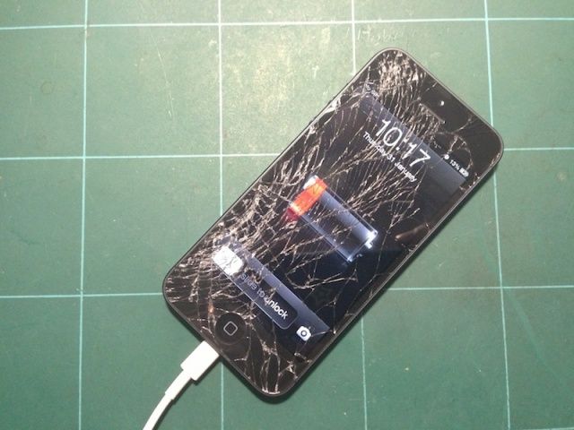 broken iphone