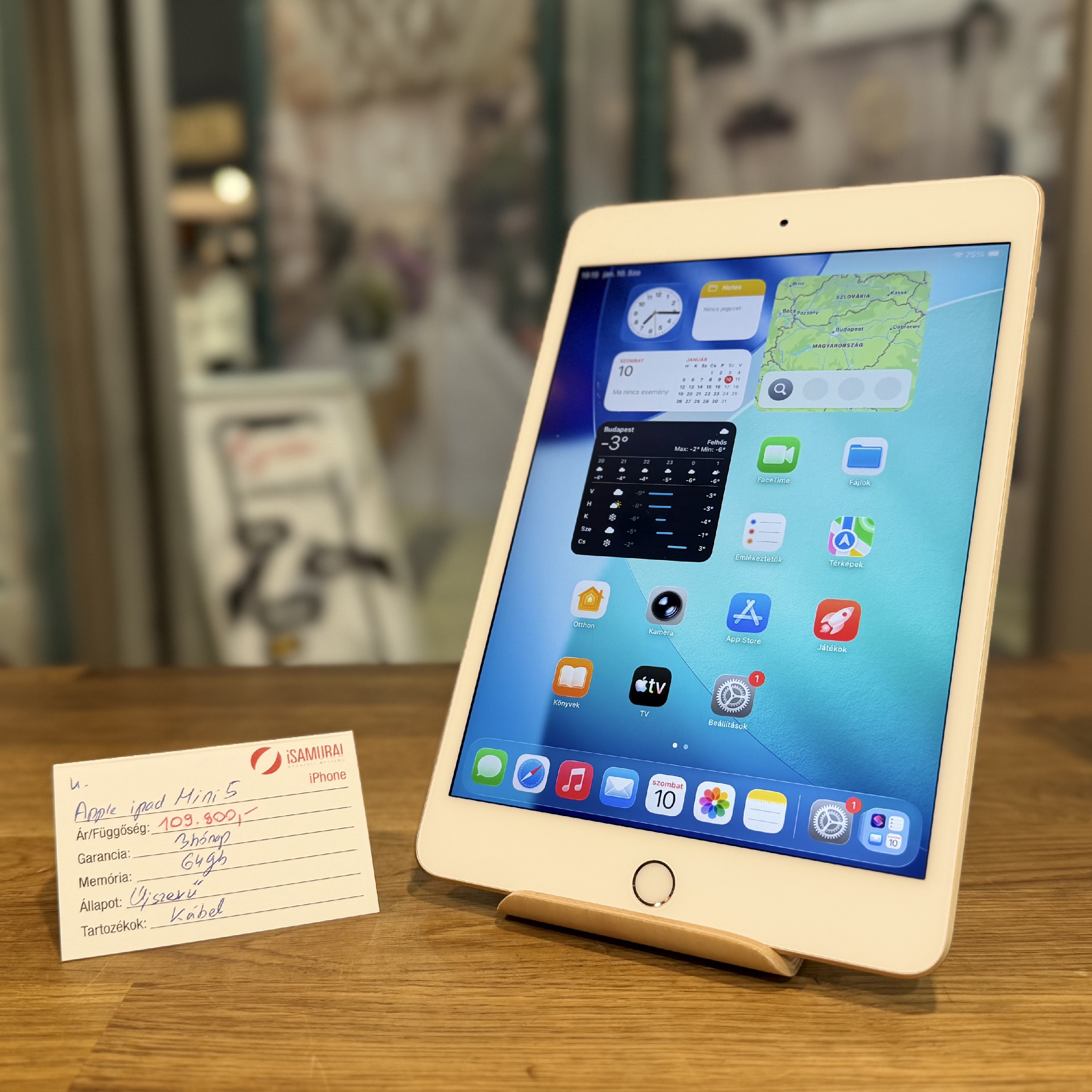 4. Apple iPad Mini 5 - 64GB - RoseGold - Wifi