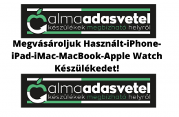 Készpénzes Apple Felvásárlás! Gyors Korrekt Ügyintézés! Bp. 1074 Rottenbiller utca 8. www.almaadasvetel.hu