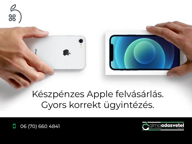 Készpénzes Apple Felvásárlás! Gyors Korrekt Ügyintézés! Bp. 1074 Rottenbiller utca 8. www.almaadasvetel.hu