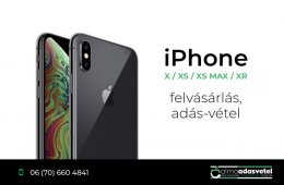 iPhone X/XS/XS MAX/XR/ FELVÁSÁRLÁS ADÁS-VÉTEL . www.almaadasvetel.hu