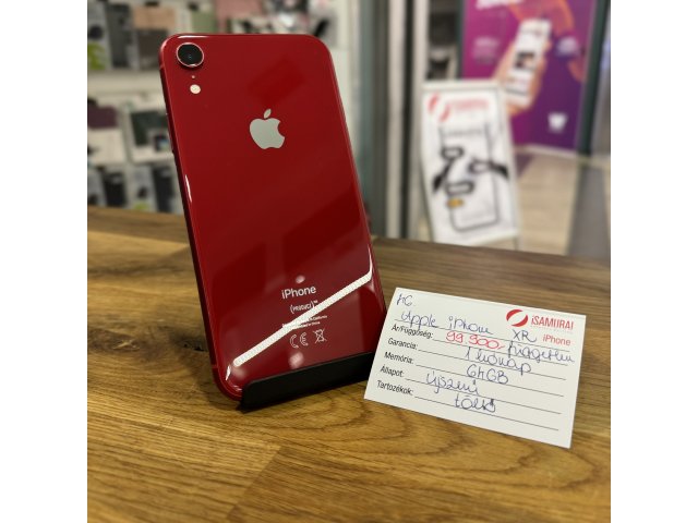 46. Apple iPhone XR - 64 GB - (product)RED - Független