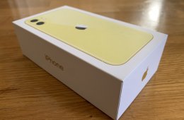 Független, garanciális, 2 hónapot használt, sárga iPhone 11 eladó