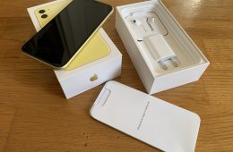 Független, garanciális, 2 hónapot használt, sárga iPhone 11 eladó