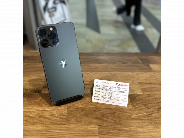 46. Apple iPhone 13 Pro Max - 256 GB - Grafit - Új Akku