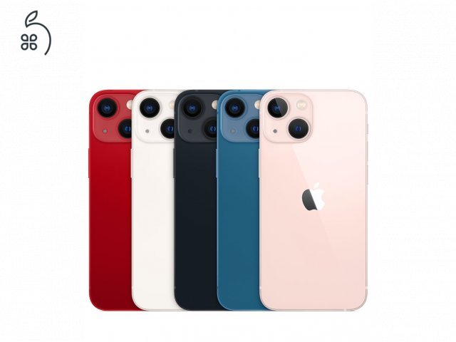 iPhone 13 Mini összes tárhely és szín bontatlan, gyári független - 1év Apple garancia