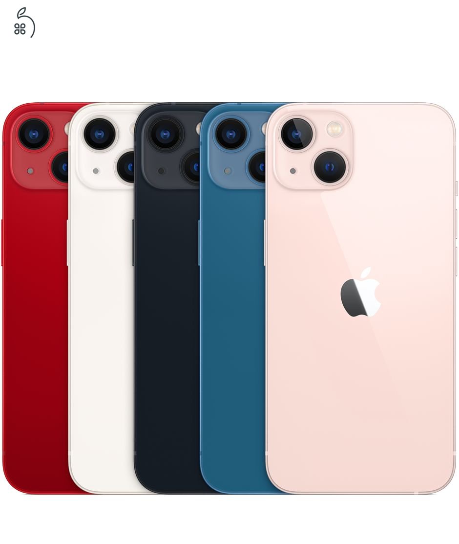 iPhone 13 összes tárhely és szín bontatlan, gyári független - 1év Apple garancia