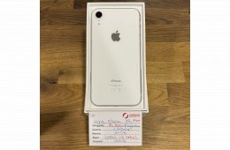 42. Apple iPhone XR - 64 GB - Fehér - Független - ÚJ AKKU
