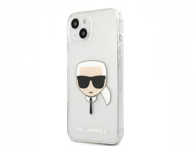 Karl Lagerfeld tok ezüst (KLHCP13SKHTUGLS) Apple Iphone 13 Mini készülékhez