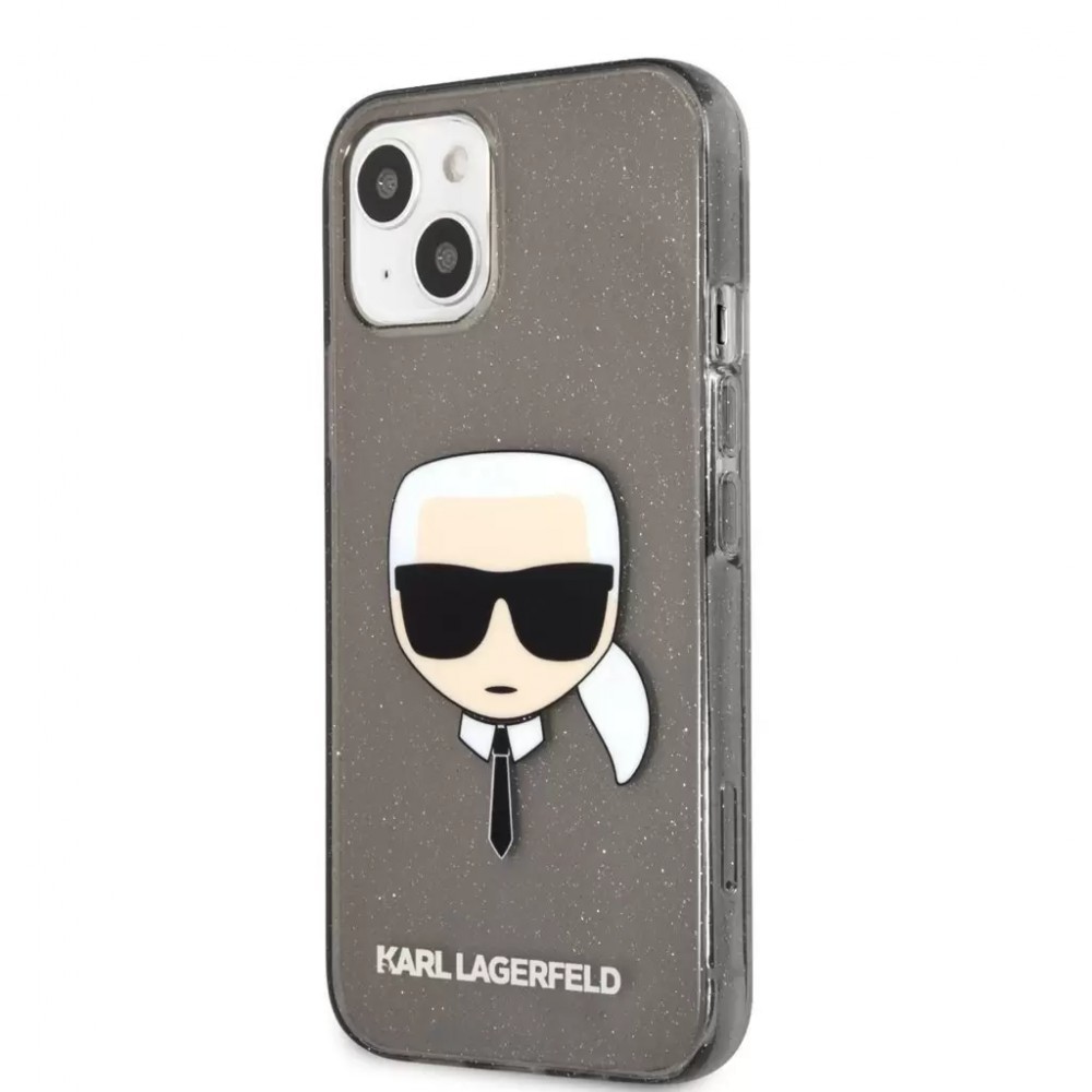 Karl Lagerfeld tok fekete (KLHCP13SKHTUGLB) Apple Iphone 13 Mini készülékhez