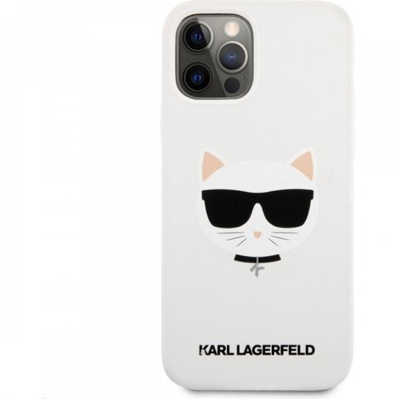 Karl Lagerfeld tok fehér (KLHCP12LSLCHWH) Apple Iphone 12 Pro Max készülékhez