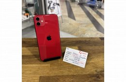 155. Apple iPhone 11 - 256 GB - (product)RED - Független - ÚJ AKKU