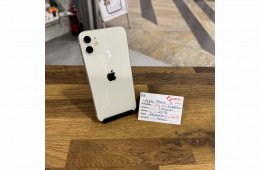 153. Apple iPhone 11 - 64 GB - Fehér - ÚJ AKKU