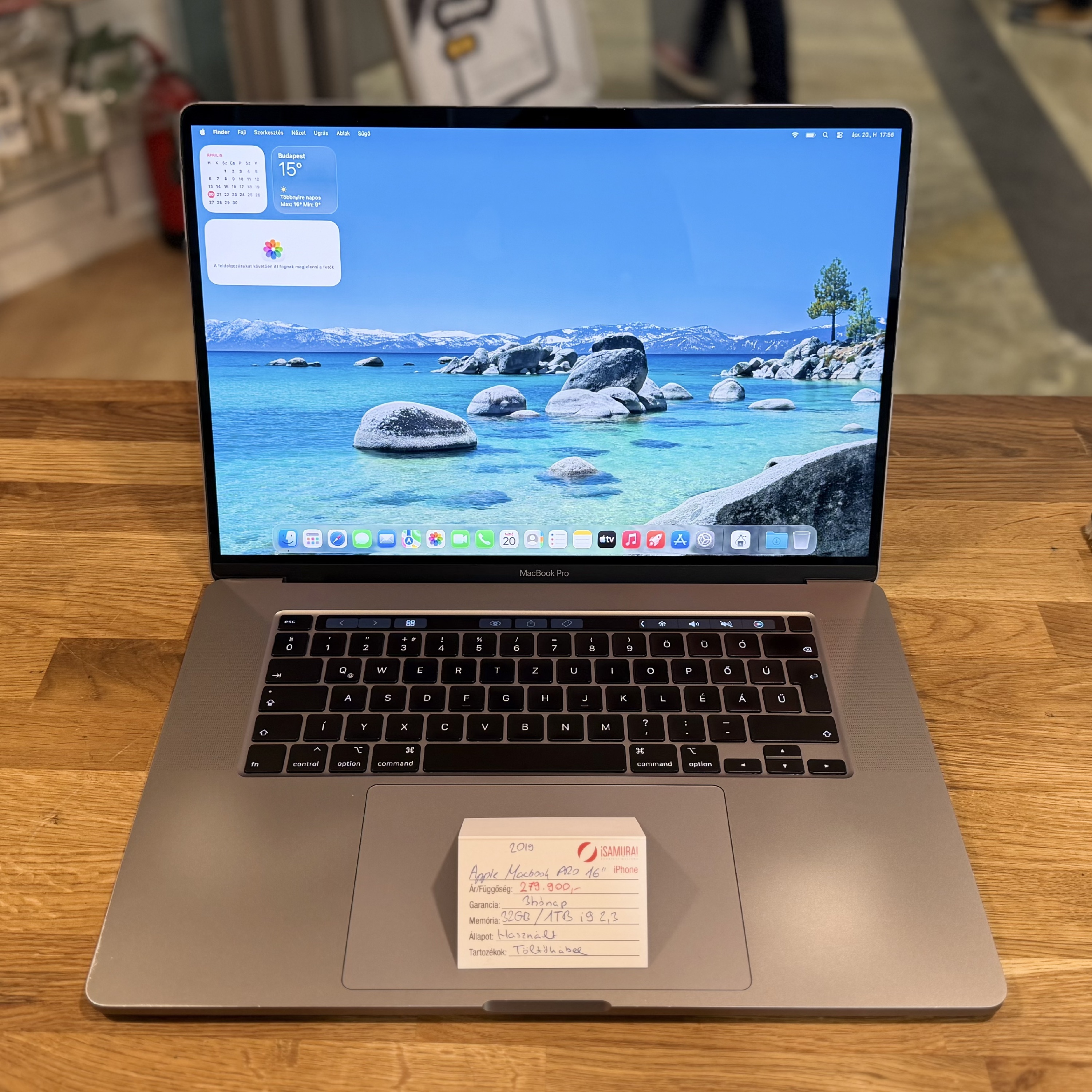 56. Apple MacBook Pro 16