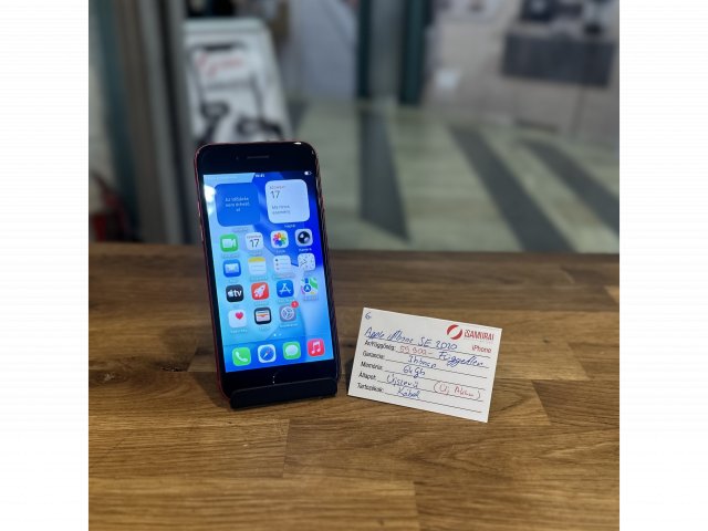 6. Apple iPhone SE 2020 - 64 GB - Független - product(RED) - ÚJ AKKU