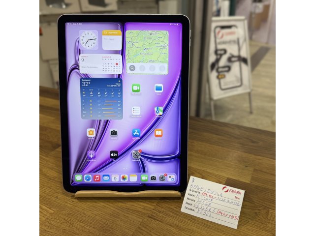 3. Apple iPad Air M3 - 256 GB - WiFi - Akku 100% - ÚJSZERŰ - 2028.04 Apple