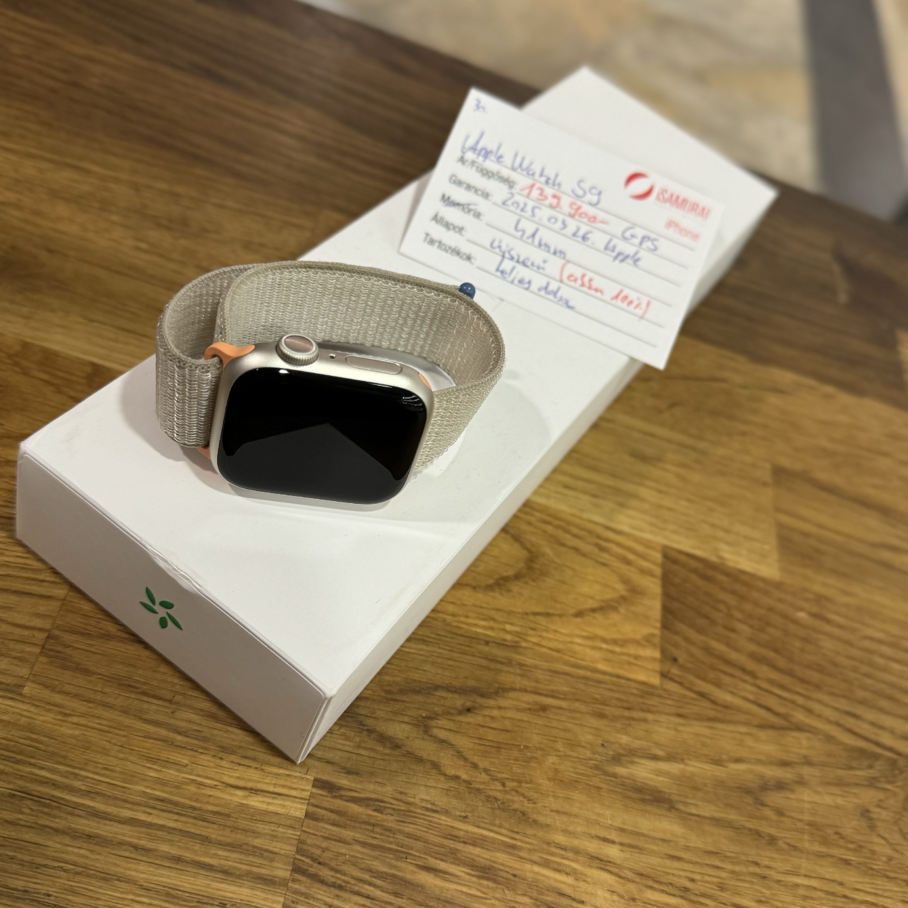 30. Apple Watch Series 9 - 41 mm - Újszerű - Starlight - APPLE GAR