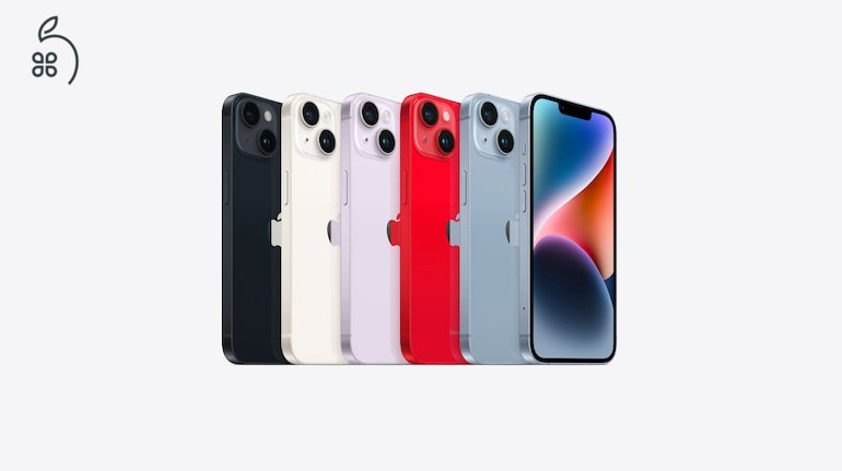 iPhone 14 - összes tárhely és szín bontatlan, gyári független - 1 év Apple garancia