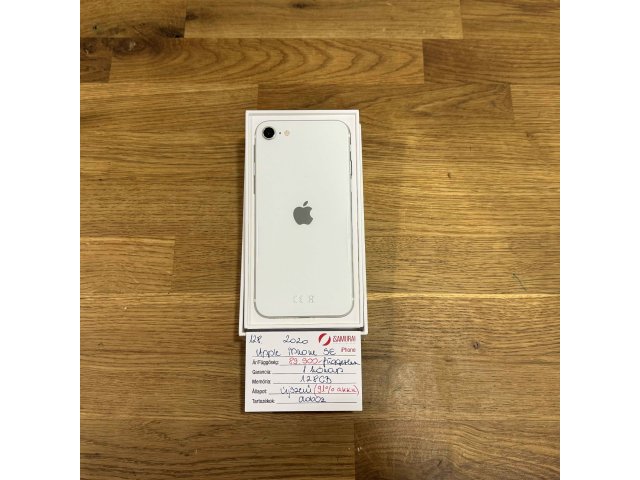 128. Apple iPhone SE 2020 - 128 GB - Fehér - Független - ÚJSZERŰ