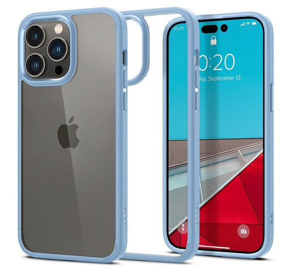 Spigen Crystal Hybrid Apple iPhone 14 Pro Sierra Blue tok, kék