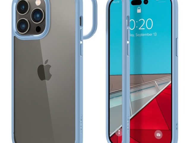 Spigen Crystal Hybrid Apple iPhone 14 Pro Sierra Blue tok, kék