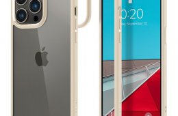 Spigen Crystal Hybrid Apple iPhone 14 Pro Sand Beige tok, bézs