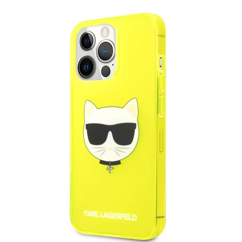 Karl Lagerfeld tok sárga (KLHCP13XCHTRY) Apple Iphone 13 Pro Max készülékhez