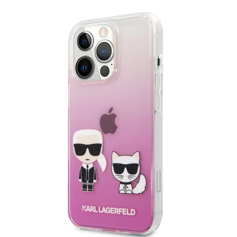 Karl Lagerfeld tok pink (KLHCP13LCKTRP) Apple iPhone 13 Pro készülékhez