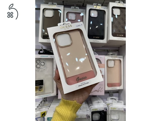 Guess tok áttetsző pink iPhone 14 Pro / 14 Pro Max készülékekhez (iSzerelés.hu)