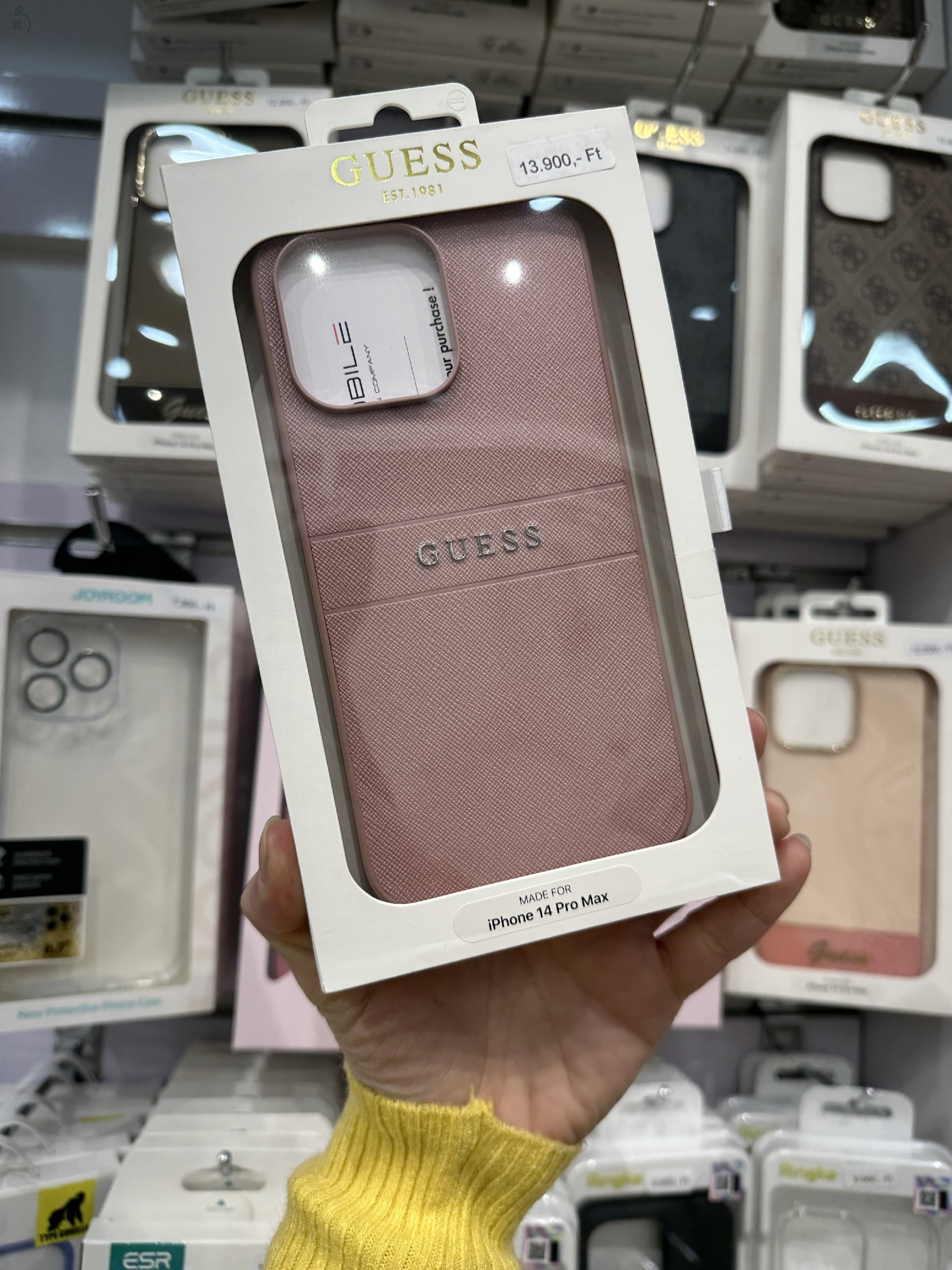 Guess tok pink iPhone 14 Pro / 14 Pro Max készülékekhez (iSzerelés.hu)