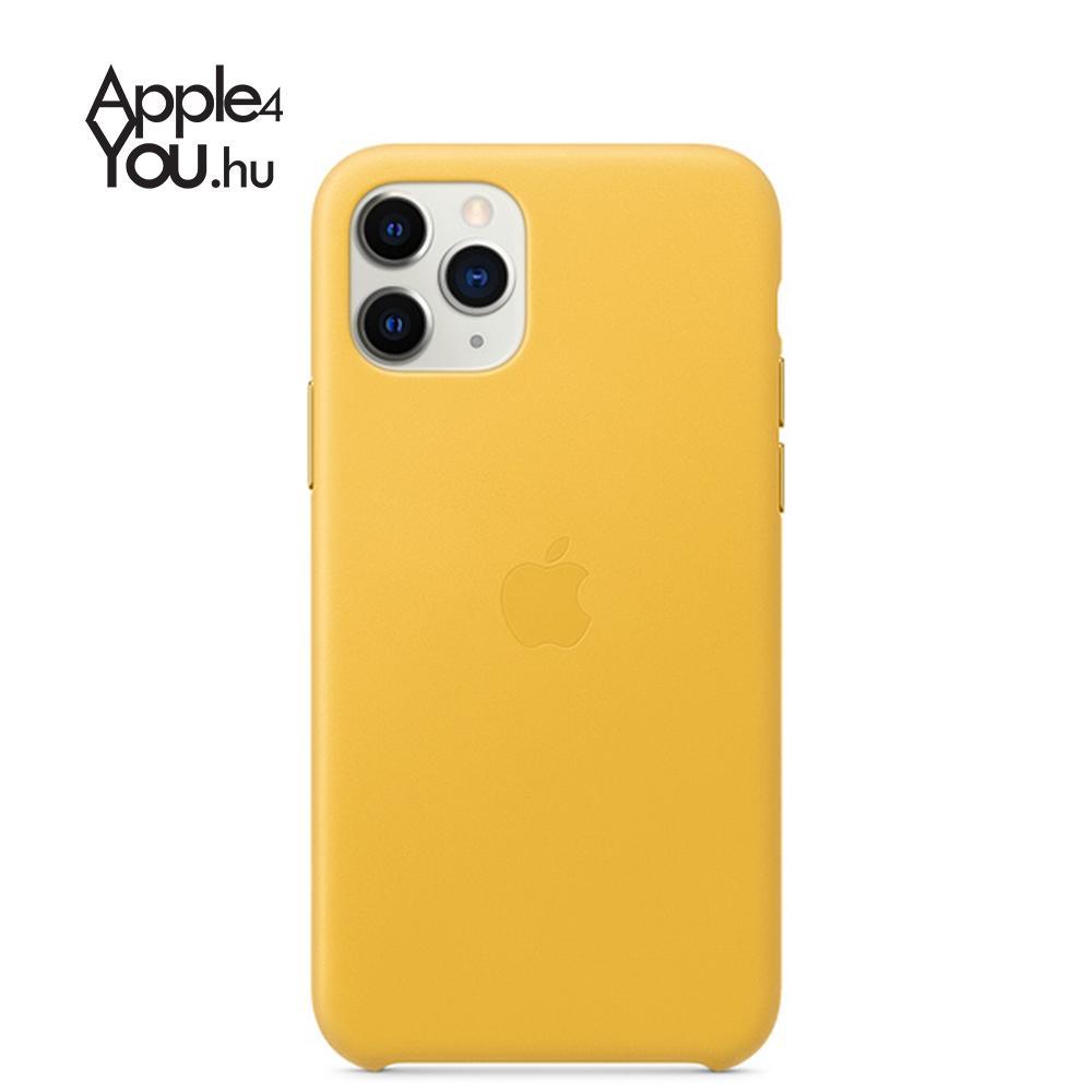 Apple iPhone 11 Pro Max gyári bőrtok – Több színben!