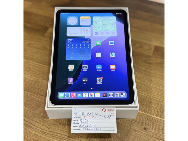 32. Apple iPad 10. gen 10.9