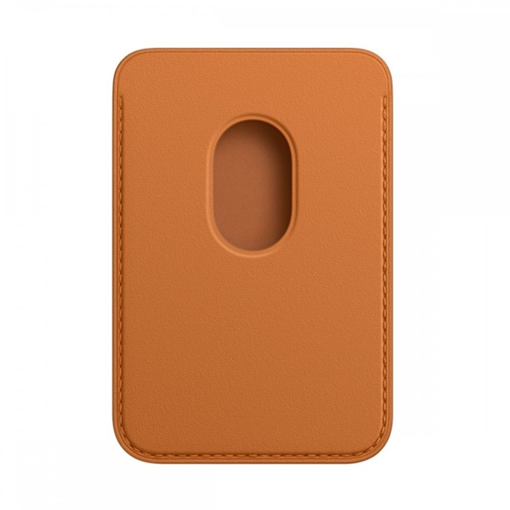 Apple iPhone MagSafe-rögzítésű bőrtárca - Aranybarna