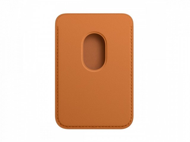 Apple iPhone MagSafe-rögzítésű bőrtárca - Aranybarna