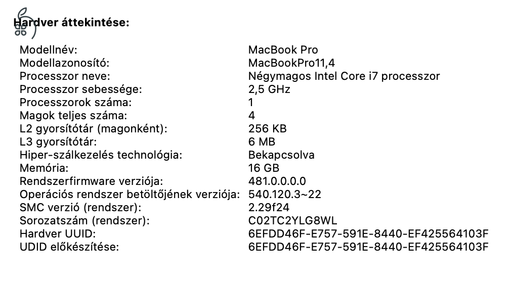 Macbook Pro Retina mid 2015, Core i7 2.5 GHz 16 Gbyte RAM, US layout