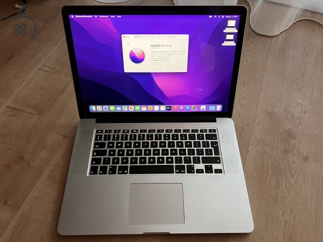 Macbook Pro Retina mid 2015, Core i7 2.5 GHz 16 Gbyte RAM, US layout