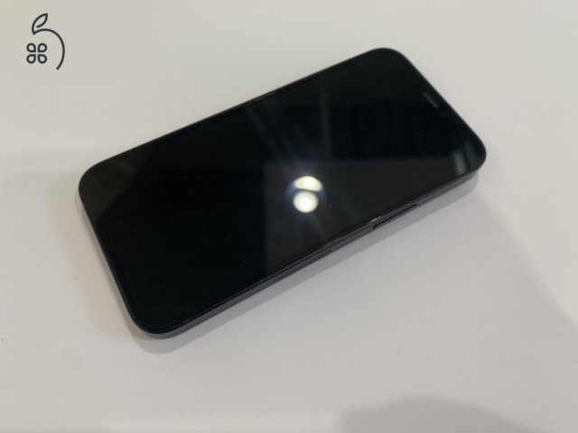 Megkimélt Apple iPhone 12 Mini 64GB Fekete, kártyafüggetlen, 12 hó garanciával!