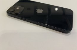 Megkimélt Apple iPhone 12 Mini 64GB Fekete, kártyafüggetlen, 12 hó garanciával!