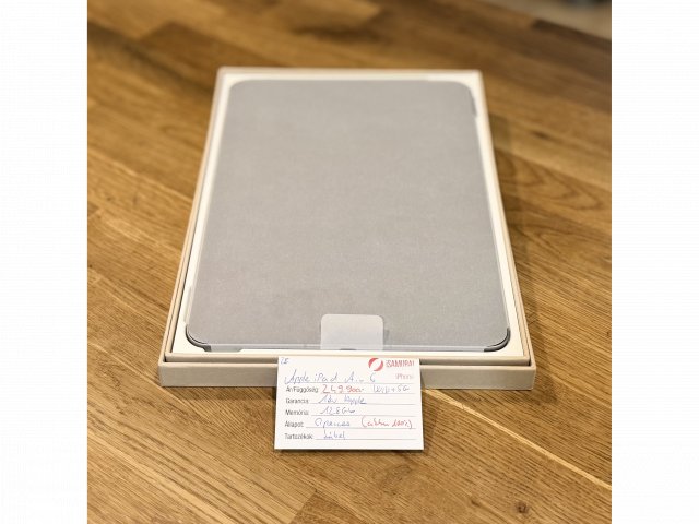 28. Apple iPad Air 6 - M2 - WiFi+5G - 128 GB - Space Gray - 0 Perces - 1 év Apple