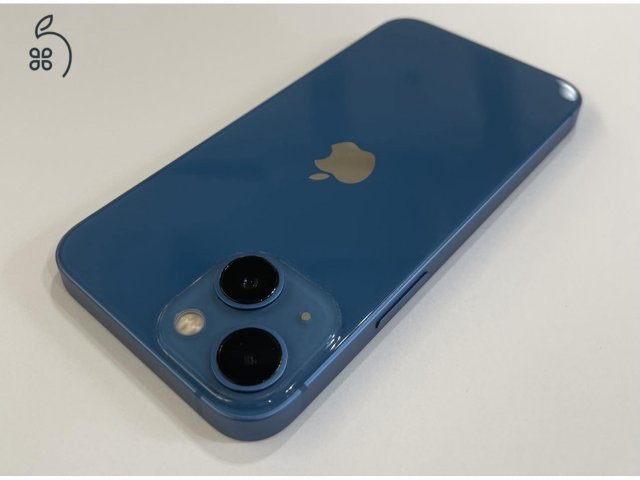 Újszerű állapotú Apple iPhone 13 Mini 128GB kártyafüggetlen, Kék színben, 12 hó garanciával! 