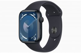 Apple Watch Series 9 Alu 45 GPS Midnight - bontatlan - 1 év Apple garancia