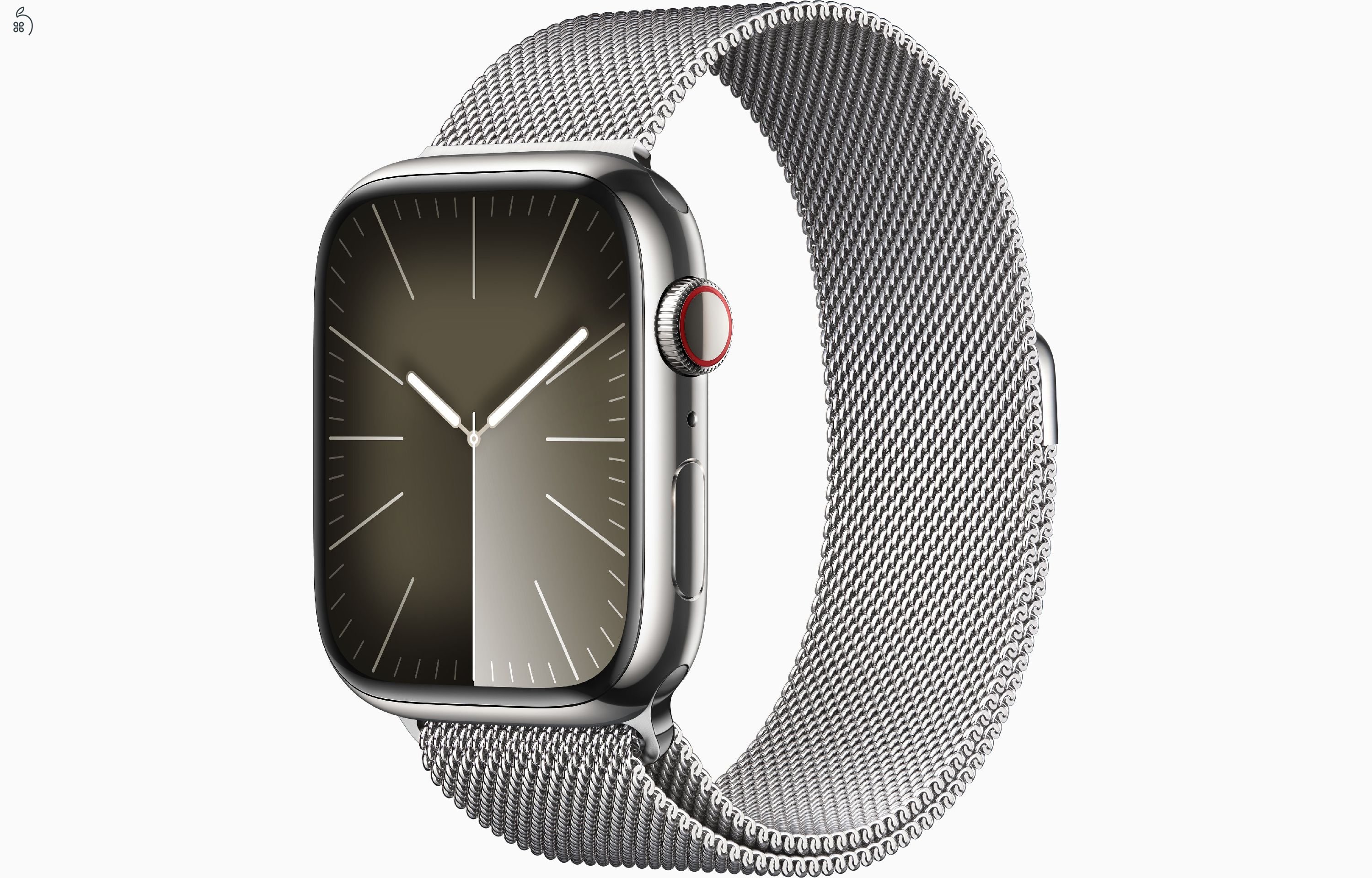 Apple Watch Series 9 Acél 45 Milanaise - bontatlan - 1 év Apple garancia
