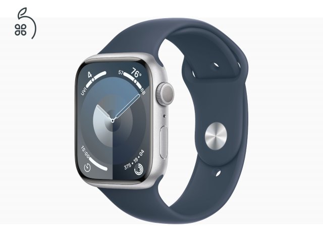 Apple Watch Series 9 Alu 45 GPS Silver - bontatlan - 1 év Apple garancia