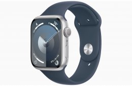 Apple Watch Series 9 Alu 45 GPS Silver - bontatlan - 1 év Apple garancia