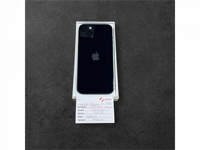 61. Apple iPhone 14 Plus - 128 GB - Fekete - Újszerű